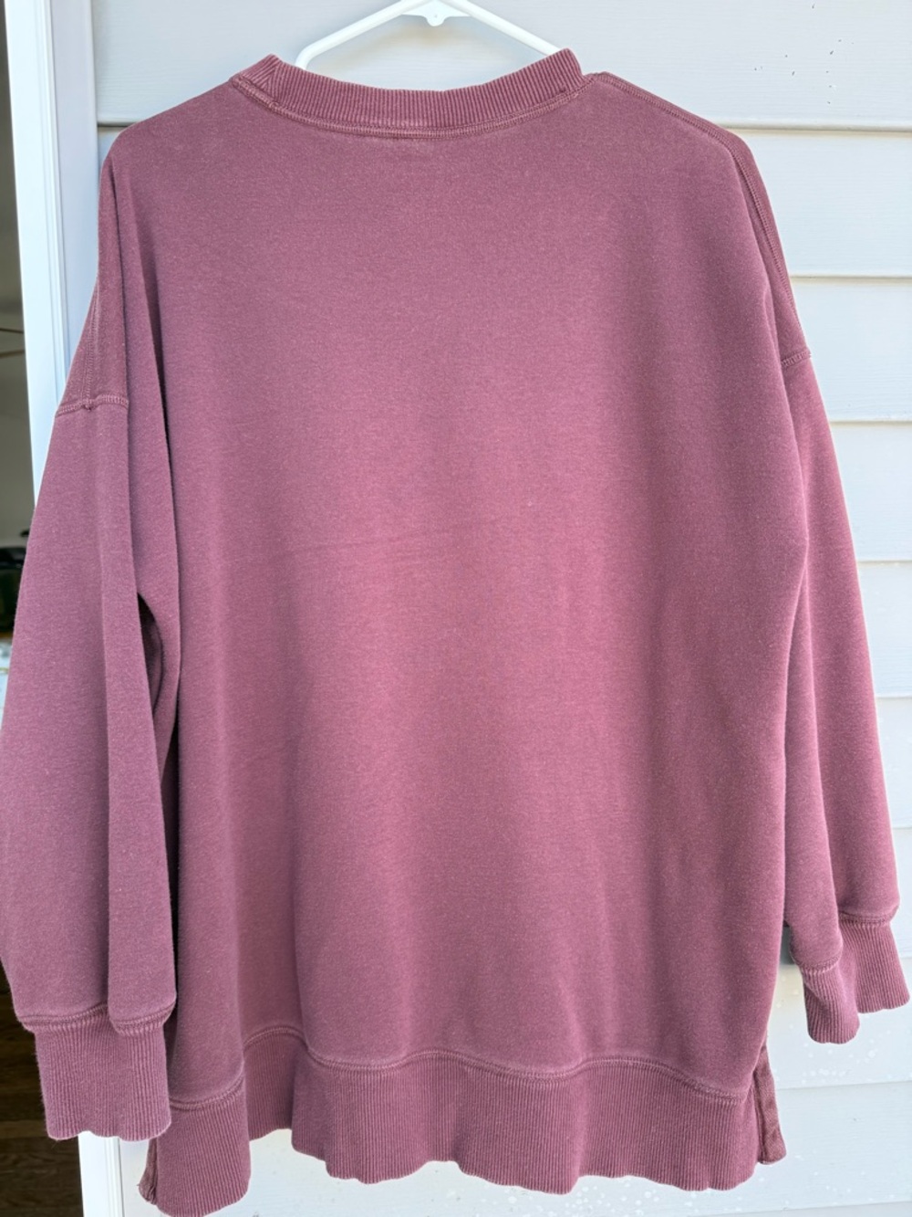 AERIE Maroon Crewneck Sweatshirt - Picture 2 of 6